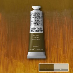 Peinture à l'huile Wintor 37ml Vert de gris foncé 405 - Winsor & Newton