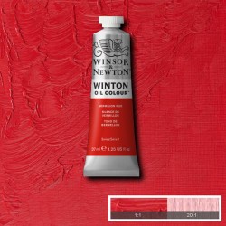 Peinture à l'huile Winton 37ml Teinte rouge de cadmium 095 - Winsor & Newton