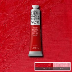 Peinture à l'huile Winton 37ml Teinte vermillon 682 - Winsor & Newton