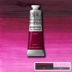 Peinture à l'huile Winton 37ml Alizarine Crimson permanente 468 - Winsor & Newton