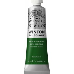 Peinture à l'huile Winton 37ml Teinte viridienne 696 - Winsor & Newton