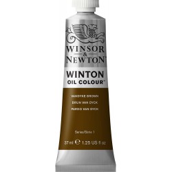 Peinture à l'huile Winton 37ml Terre d'Ombre brûlée 076 - Winsor & Newton