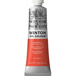 Peinture à l'huile Winton 37ml Laque Écarlate 603 - Winsor & Newton
