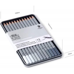 Studio Collection 12 crayons Graphite - Winsor & Newton