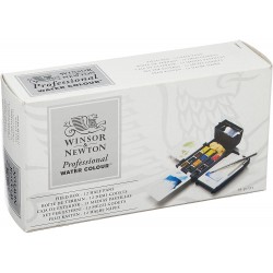 Coffret Aquarelle Professionnel pour Extérieur de 12 - 1/2 Godet - Winsor & Newton