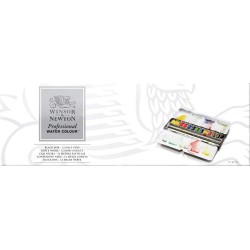 Coffret Aquarelle Professionnel Black Box de 12 - 1/2 Godet - Winsor & Newton