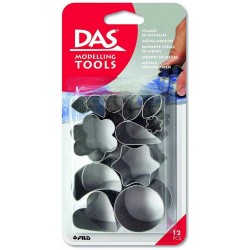 Set de 12 Moules en Métal Modelling Tools - Das Smart