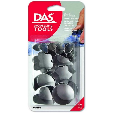Set de 12 Moules en Métal Modelling Tools - Das Smart