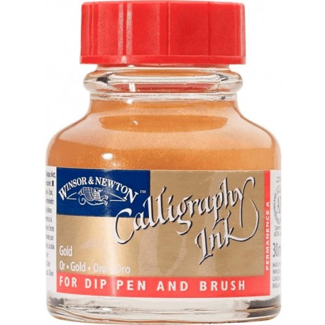 Encre de calligraphie Rouge Indien 30 ml - Winsor & Newton
