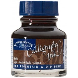 Encre de calligraphie Sépia 30 ml - Winsor & Newton