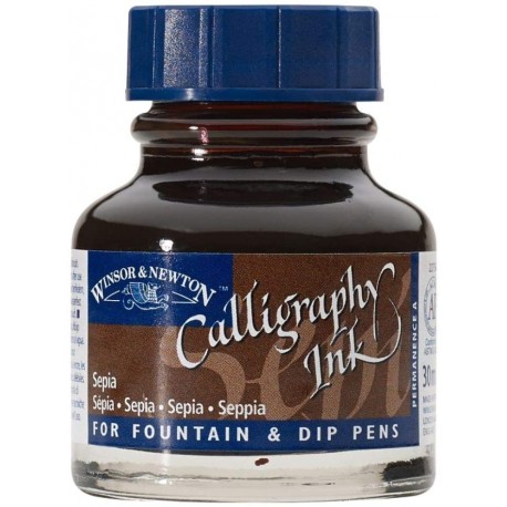 Encre de calligraphie Sépia 30 ml - Winsor & Newton
