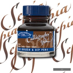 Encre de calligraphie Sépia 30 ml - Winsor & Newton