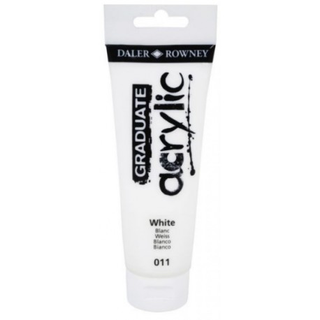 Peinture acrylique Blanc de Titane 500 ml Graduate  011- Daler-Rowney