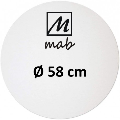 Châssis Entoilé Format Rond Coton Ø 25 - Mab