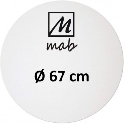 Châssis Entoilé Format Rond Coton Ø 25 - Mab