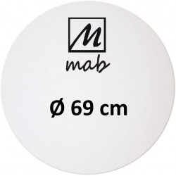Châssis Entoilé Format Rond Coton Ø 25 - Mab