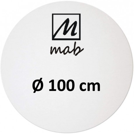 Châssis Entoilé Format Rond Coton Ø 25 - Mab