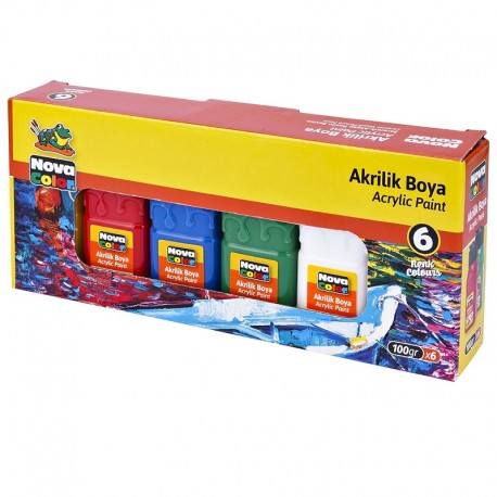 Coffret Acrylique 6x100 - Nova Color