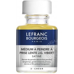 Additif Médium à Peindre à Prise Lente J.G. Vibert Flacon 75ml - Lefranc & Bourgeois