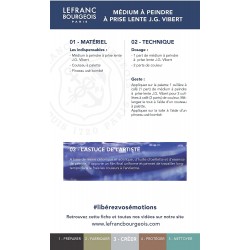 Additif Médium à Peindre à Prise Lente J.G. Vibert Flacon 75ml - Lefranc & Bourgeois