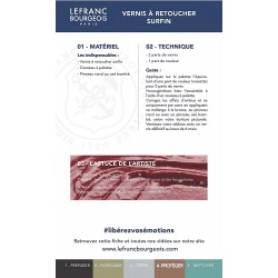 Additif Vernis A Retoucher Surfin Mat-Satiné Flacon 75 ml - Lefranc & Bourgeois