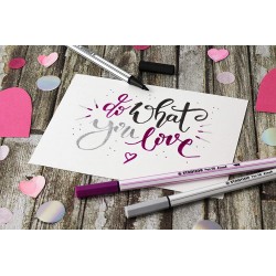 Pochette de 12 feutres pinceaux Pen 68 Brush - Stabilo