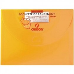 Pochette de rangement translucide 35 x 27 cm - Canson