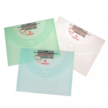 Pochette de rangement translucide 35 x 27 cm - Canson