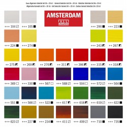 Set d’acryliques série Standard 36 x 20 ml - Amsterdam