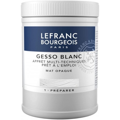 Gesso Acrylique Pot de 500 ml - Lefranc & Bourgeois