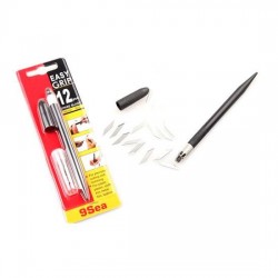 Cutter de précision avec 12 Lames