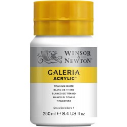 Acrylique Galeria Tube 250 ml Blanc de Titane 644 - Winsor & Newton