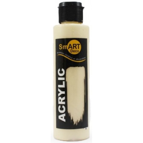 Acrylique Scolaire SmART - 130 ml - Jaune Vanille