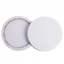 Châssis Entoilé Format Rond Coton Ø 25 - Mab