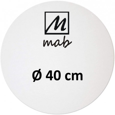 Châssis Entoilé Format Rond Coton Ø 25 - Mab