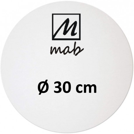 Châssis Entoilé Format Rond Coton Ø 25 - Mab