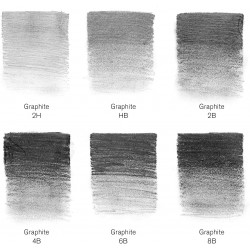 Studio Collection 6 crayons Graphite - Winsor & Newton