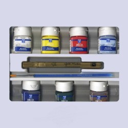 Kit créatif peinture acrylique déco mat 7 x 20 ml - lefranc & bourgeois