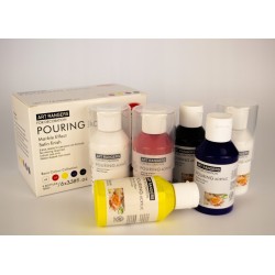 Set de 6 Acrylique POURING Basic Colour Collection 6x100 ml -  Art Ranger