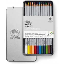 Studio Collection 12 crayons de couleur - Winsor & Newton