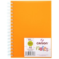 Carnet de croquis Notes 50 feuilles 120 Gr 18.5x18.5 cm Bleu - Canson