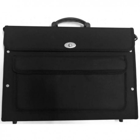 Malette Raisin - Porte Doc avec poignée Sangle - Noir