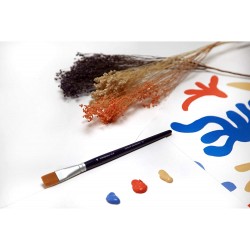 Set de 3 pinceaux ronds Aquarelle (n°4/n°8/n°12) manche court - Lefranc & Bourgeois