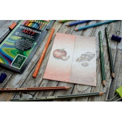 Etui 24 Crayons de couleur Greencolors ARTY - Stabilo