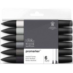 Promarker 6 Tons Neutres - Winsor & Newton