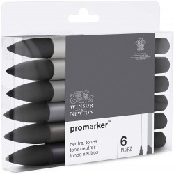 Promarker 6 Tons Neutres - Winsor & Newton