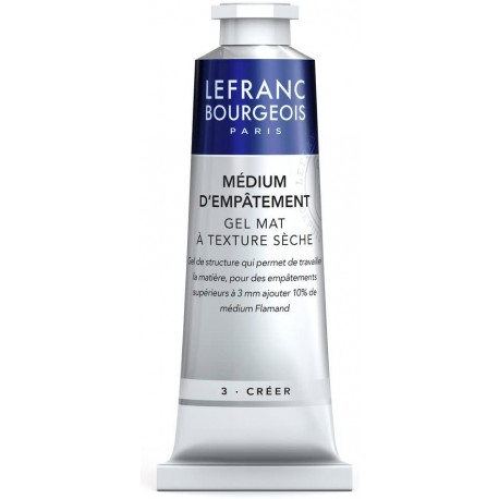 Additif Médium D'Empâtement Gel Mat Tube 60ml - Lefranc & Bourgeois
