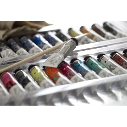 Étui de 20 Tubes Huile Fine XL de 20 ml Assortis et Pinceau - Pébéo