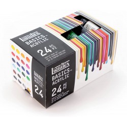 Set de 24 Tubes Acrylique Basics 22ml - Liquitex