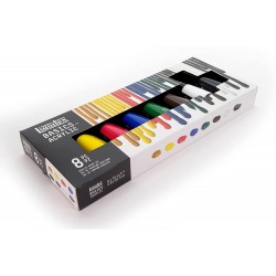 Set de 8 Tubes Acrylique Basics 75 ml - Liquitex
